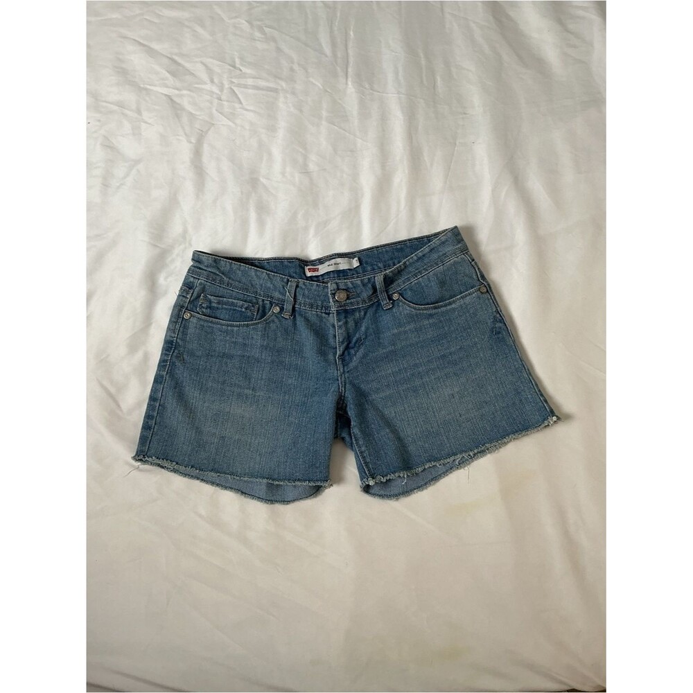 Levi's Light Blue Denim Cutoff Shorts